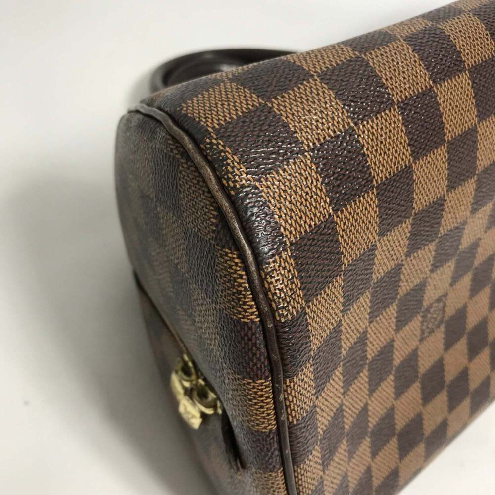 LOUIS VUITTON Authentic Brown Damier Canvas Boston Bag - Picture 9 of 11